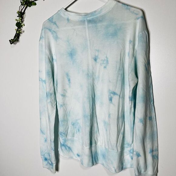 Wildfox Women's Blue Tie Dye Long Sleeve Sweatshirt Size Medium - Picture 11 of 12